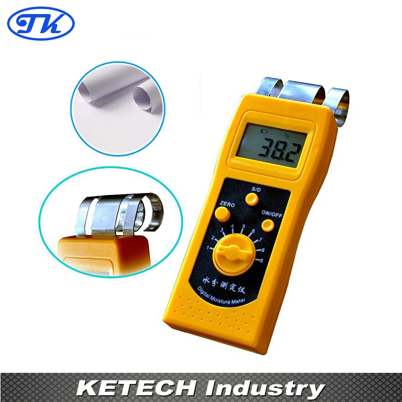 

Digital Moisture Meter for Measure Different Kinds of Papers DM200P