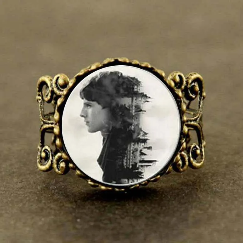 Новое кольцо в стиле стимпанк Merlin из бронзовой стали винтажное женское ювелирное