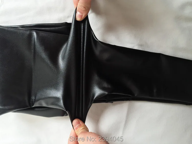 Женские облегающие леггинсы из искусственной кожи с завышенной талией размеры