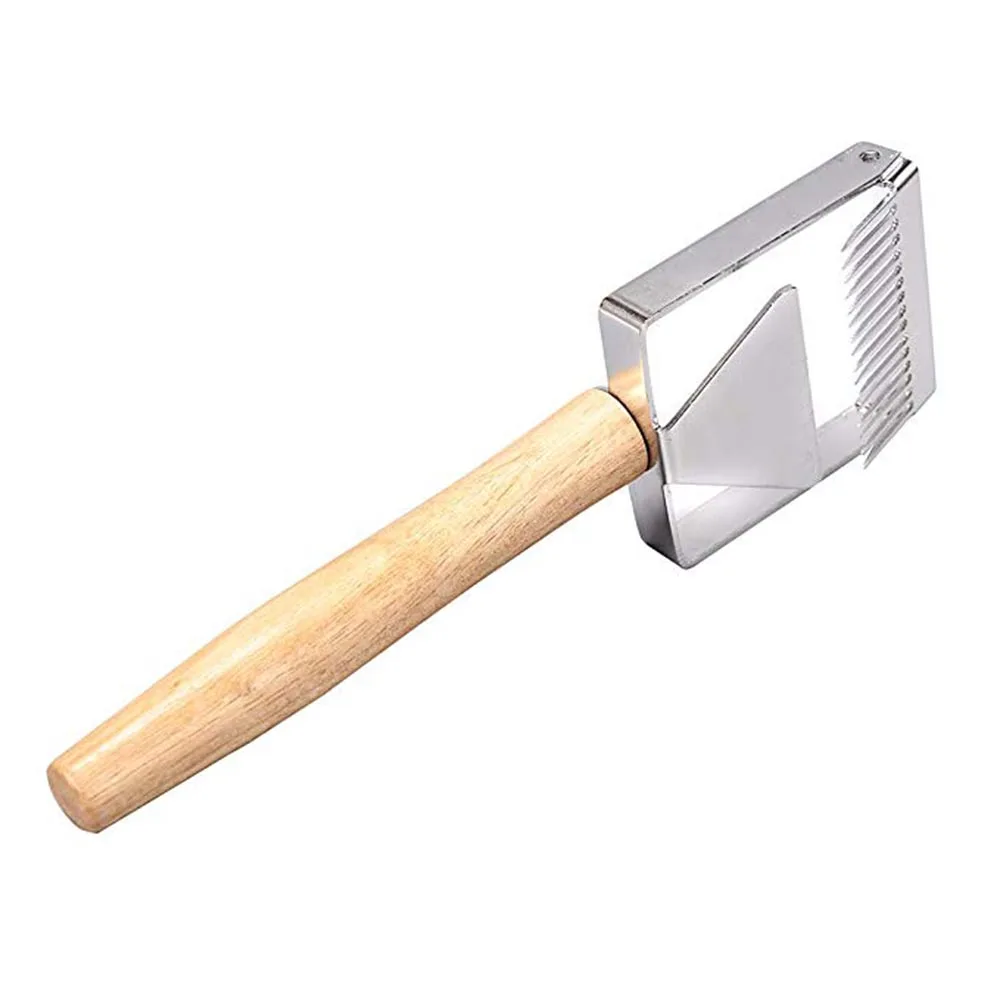 Многоцелевая нержавеющая сталь Uncapping вилка для меда скребка мед Лопата рамка в