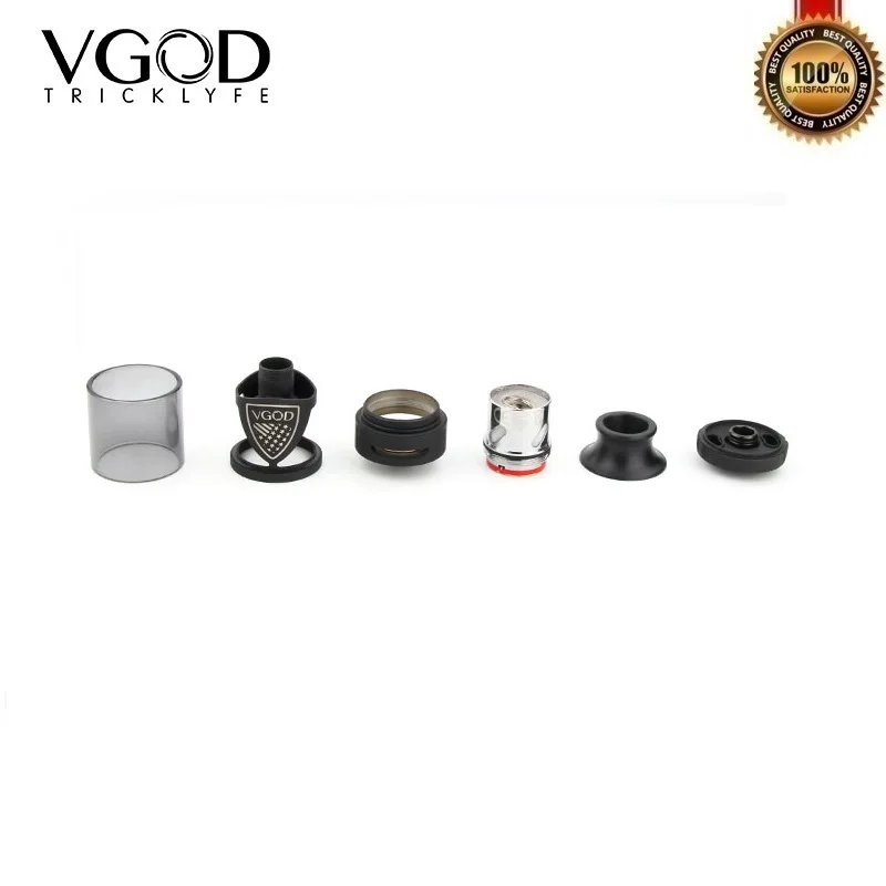 Оригинальный VGOD Pro Subtank 5 мл бак для вейпа 24 мм перестраиваемый распылитель капель