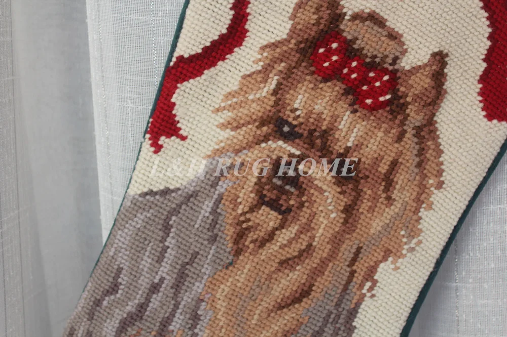 Бесплатная доставка носки с узлом на Рождество милыми собаками дизайнерские