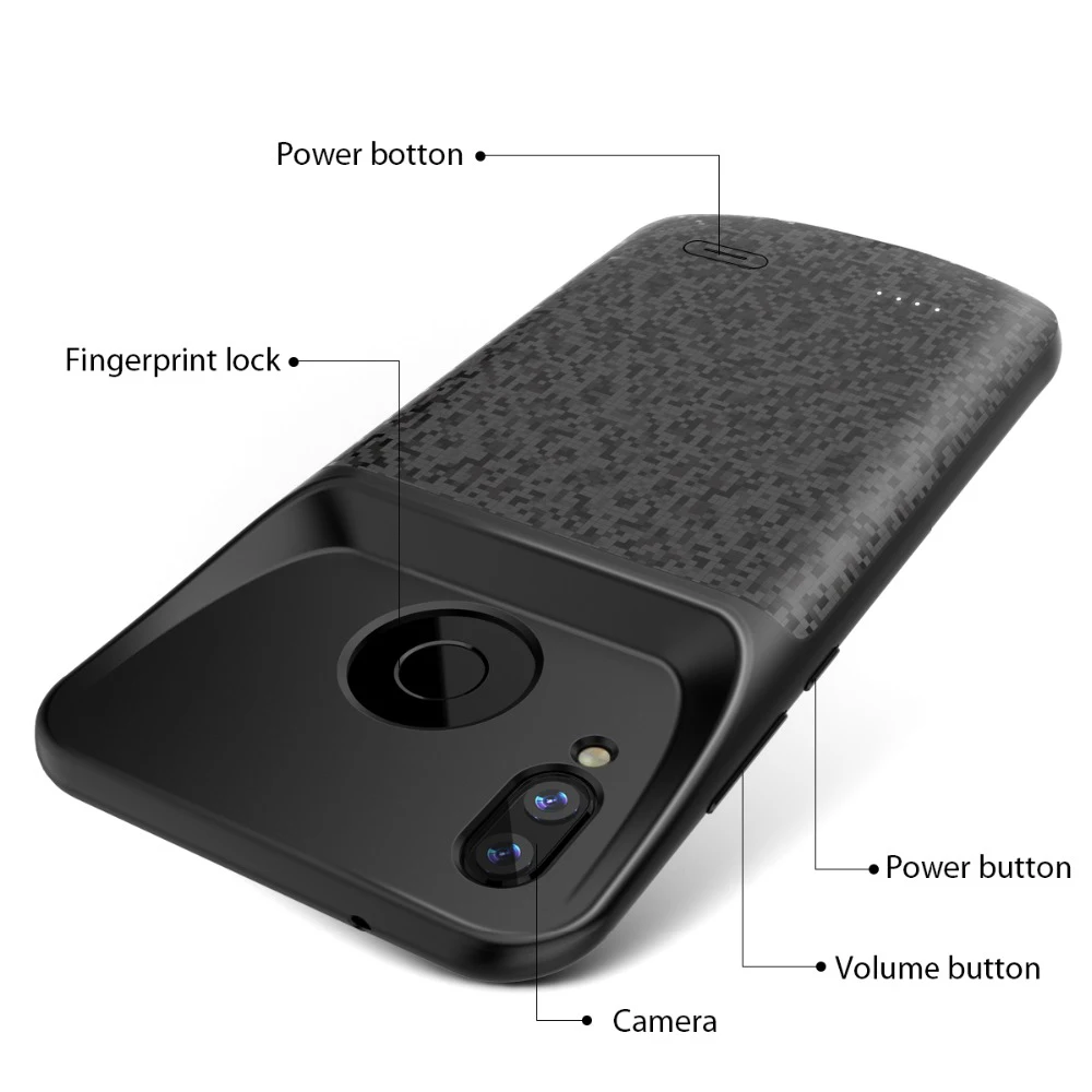 Силиконовый противоударный чехол для зарядного устройства Huawei P20 Lite Nova 3e Honor 10 8 9