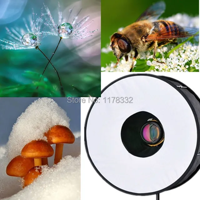 

Ring Softbox For SpeedLite Flash light 45cm Foldable Difusor Macro Shoot Soft box for Canon for Nikon for Sony YongNuo