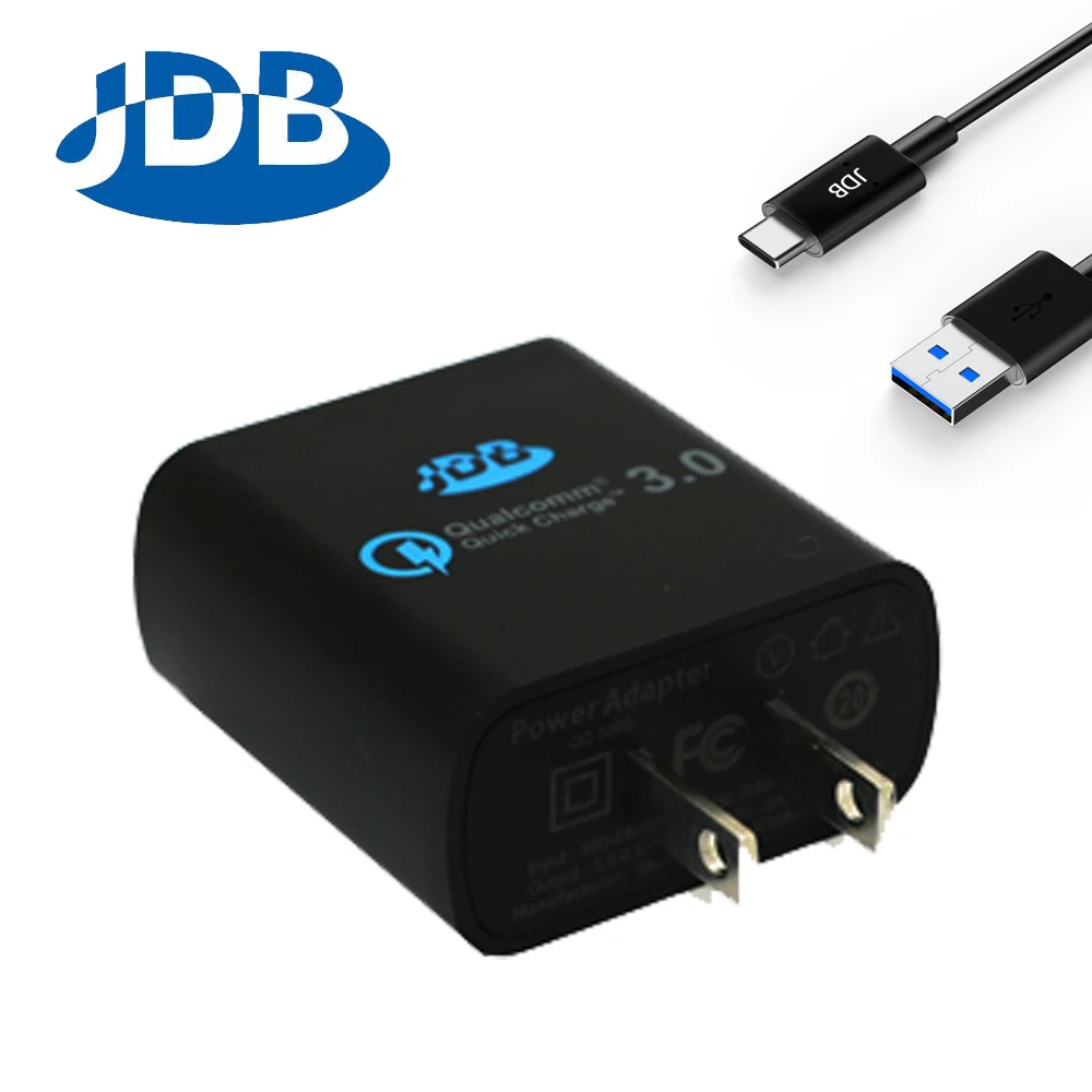 Quick charge 3.0 QC Qualcomm USB быстрой зарядки для Samsung S6 Edge Примечание 5 iPhone 7 LeTV с Тип -C кабель