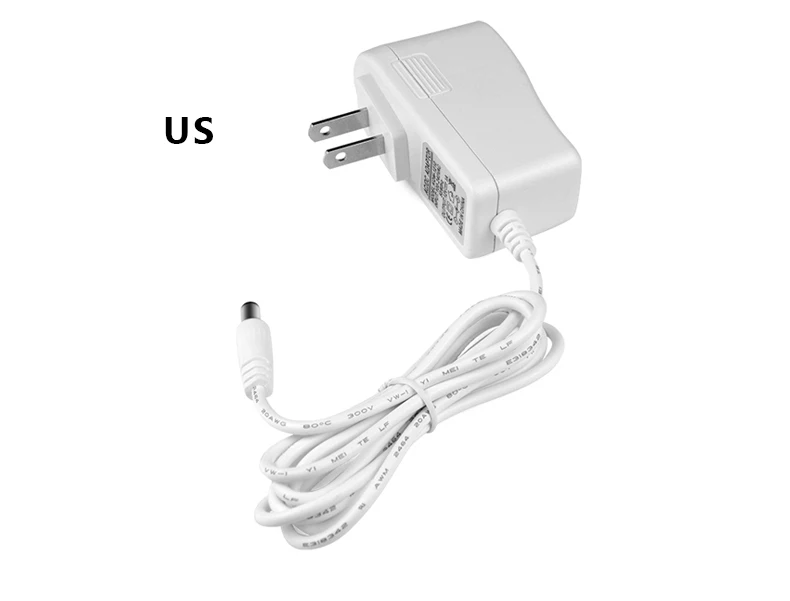 ЕС США Plug AC 110 В-240 В к DC 12 В 2A Трансформаторы освещения светодио дный полоски Питание Мощность адаптер светодио дный драйвера Конвертер Зарядное устройство