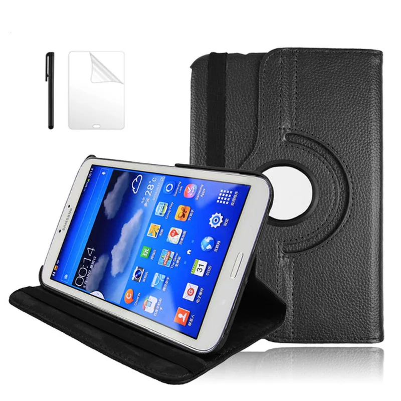 360 Вращающийся PU кожаный защитный чехол для Samsung Galaxy Tab 3 8 0 T310 Smart Cover Tab3 SM T310/T311 +