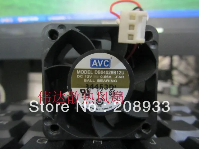 Для 1U DB04028B12U AVC 4 см 4028 вентилятор 0.66A сервер|server fan|fan server4 cm fan |