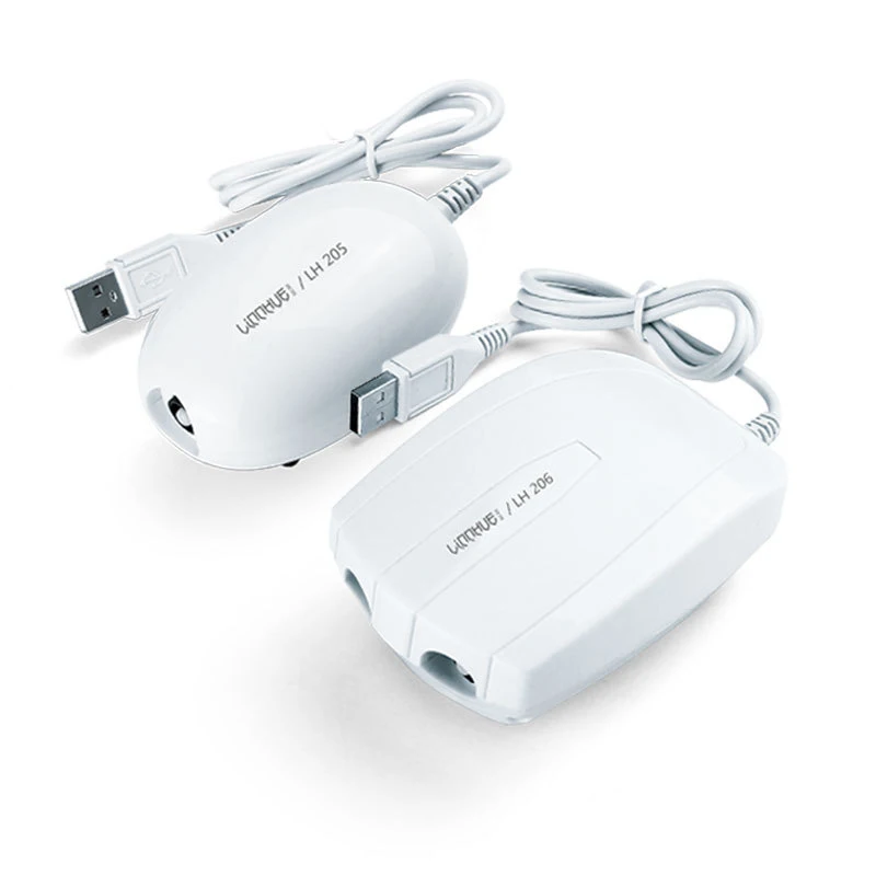 Аквариумный воздушный насос фильтр бесшумный USB Перезаряжаемый кислородный