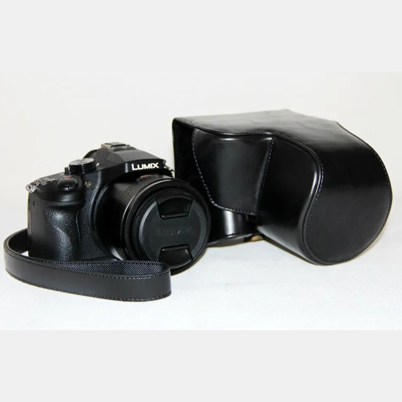 Чехол из искусственной кожи для камеры Panasonic Lumix FZ1000 чехол для камеры с плечевым ремнем