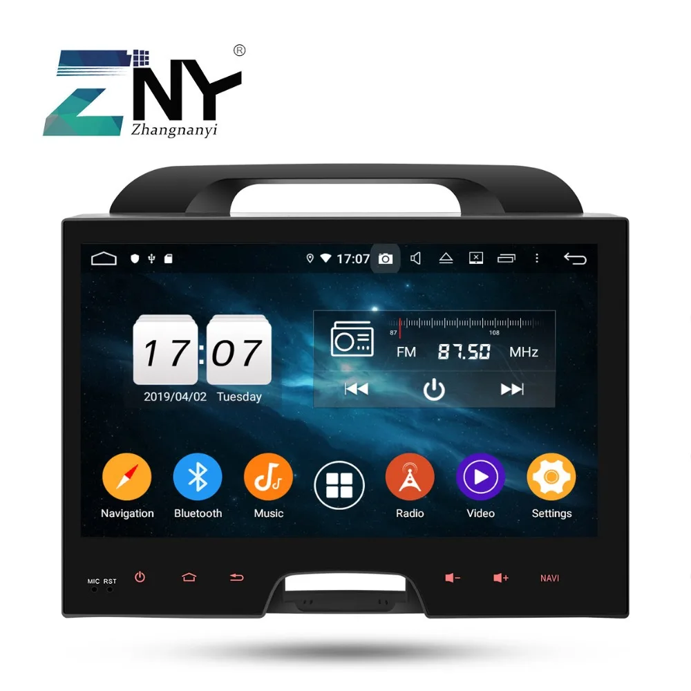 10 1 "ips Android 9 0 автомобильный стерео gps для Kia Sportage 2010 2011 2012 2013 2014 2015 радио FM BT
