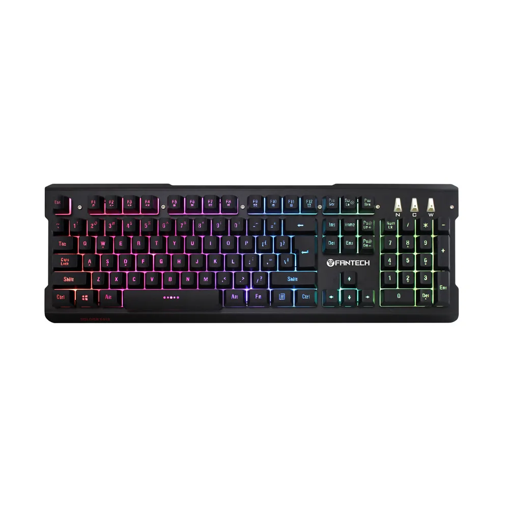 Профессиональная Проводная клавиатура FANTECH K612 9 цветов с подсветкой
