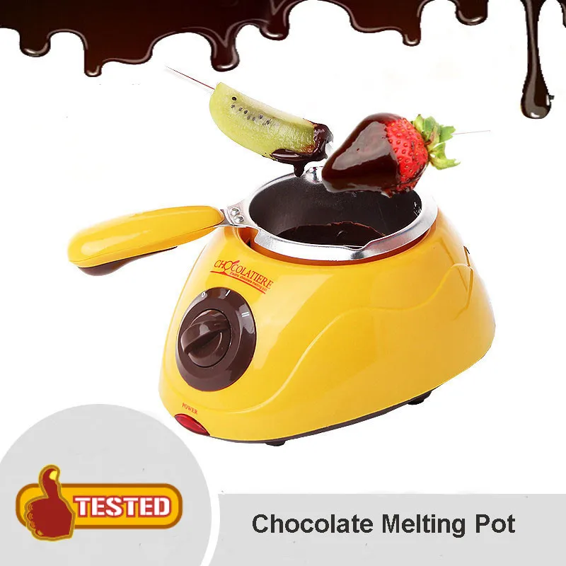 Электрическая машина для плавления шоколада 220 В мини плавильная печь|pot