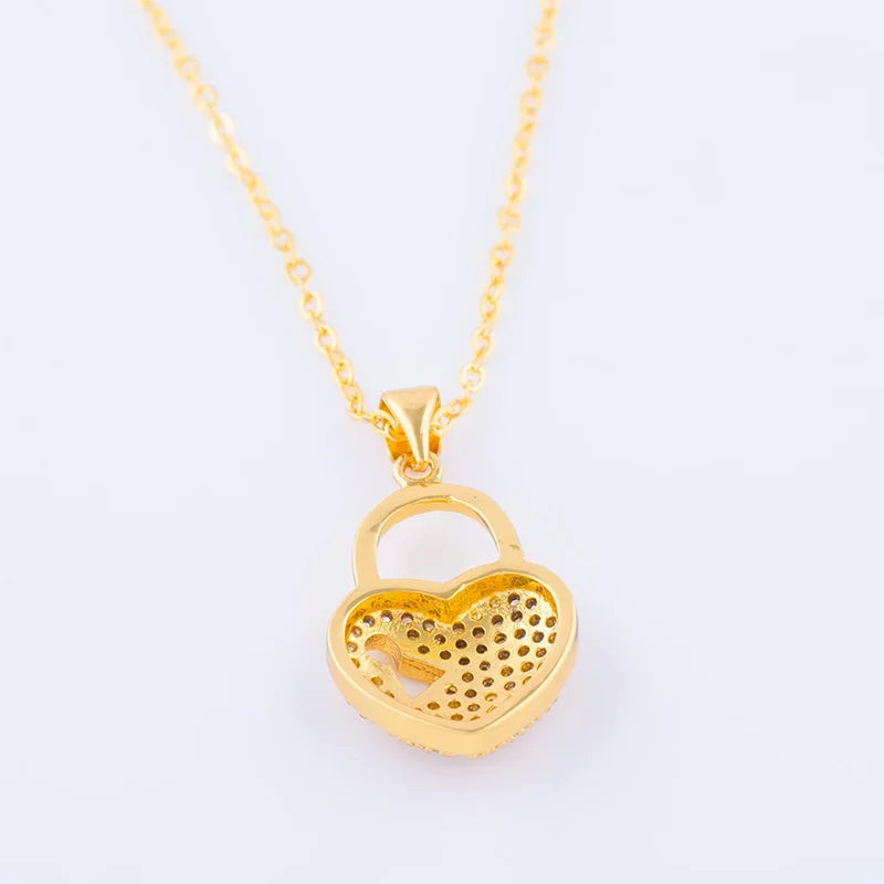 Ювелирные изделия очаровательные циркониевые хрустальные замки ожерелья и