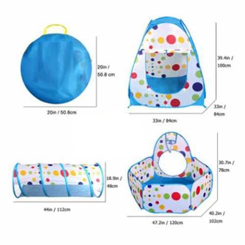 Детская палатка FlyingTown 3 в 1 модные игрушечные палатки для детей|toy tents|pool tenttent toy |