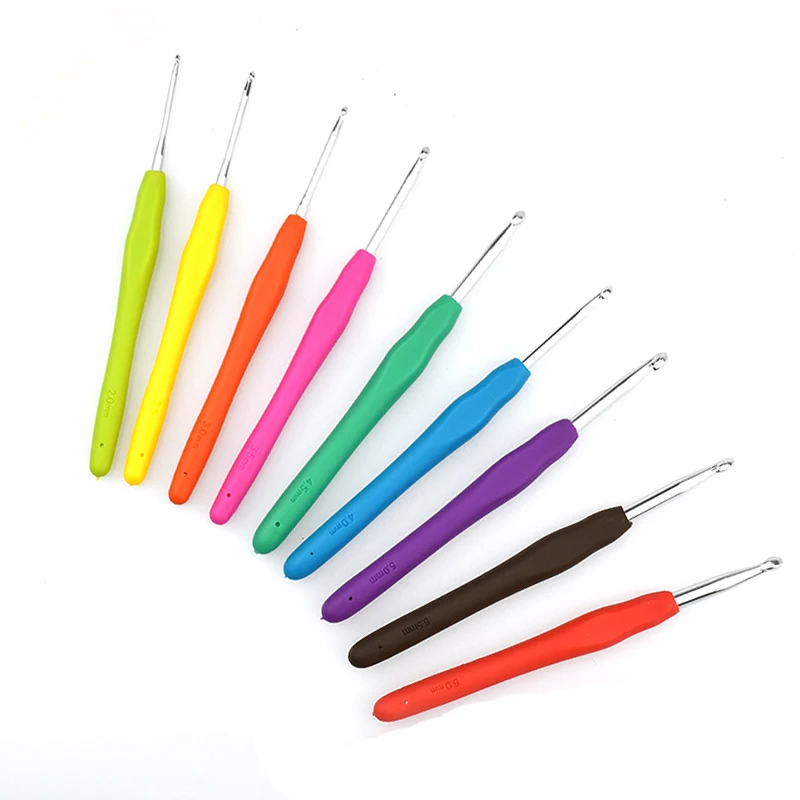 Набор игл для вязания крючком мягкая ручка сделай сам детский крючок обуви