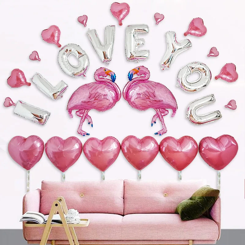 Свадебное признание Алюминиевая Фольга Воздушный шар набор Свадебная сцена