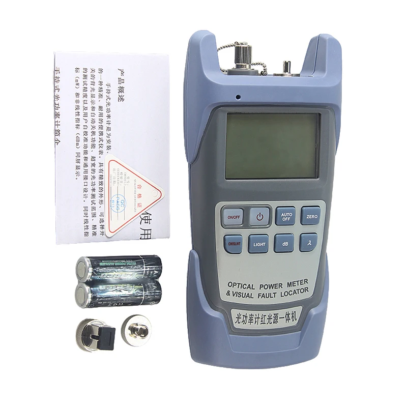 

All-IN-ONE Fiber optical power meter -70 to +10dBm 10km Fiber Optic Cable Tester Visual Fault Locator FTTH Tester Tool