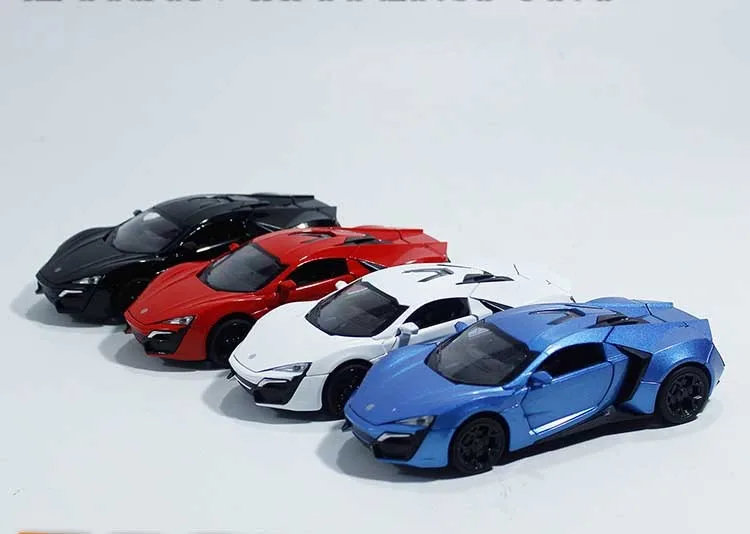 Mylb быстрый и бешеный заряженный автомобиль Lykan гиперспорт Lluxurious модели