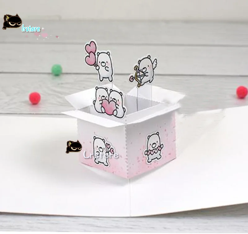 Lr FUN BOX металлическая пресс форма Скрапбукинг трафарет для тиснения карты Die или
