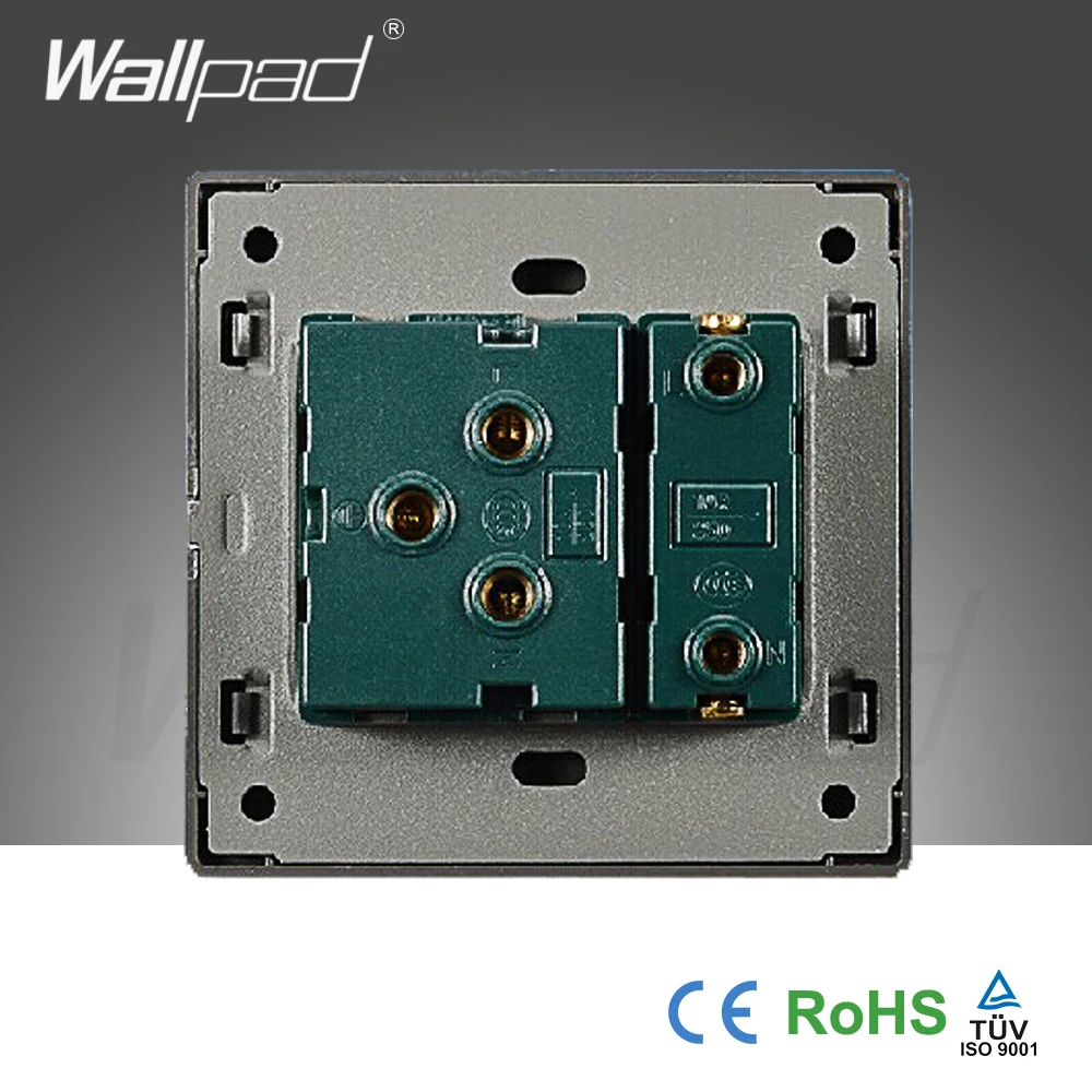 Hot Sale 5 Pin Wallpad Luxury Universal Wall Power Socket Large Space 10A AC 110~250V | Обустройство дома