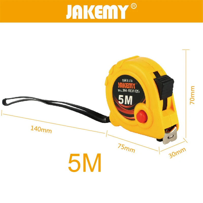 JAKEMY 3 м/5 м Сталь измерения Ленты S Ручные инструменты для деревообработки |