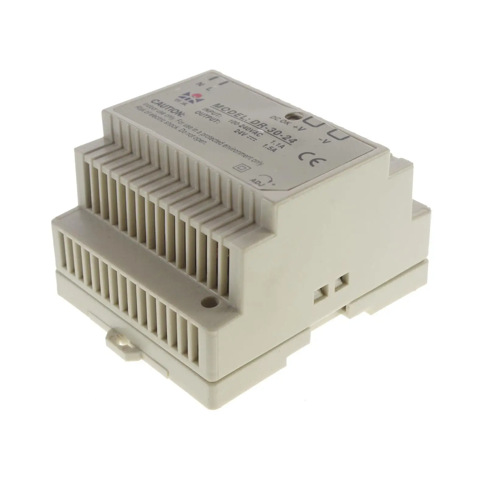 30 Вт Выход 24VDC 1.5A LED Din рейку монтируется промышленный импульсный источник питания