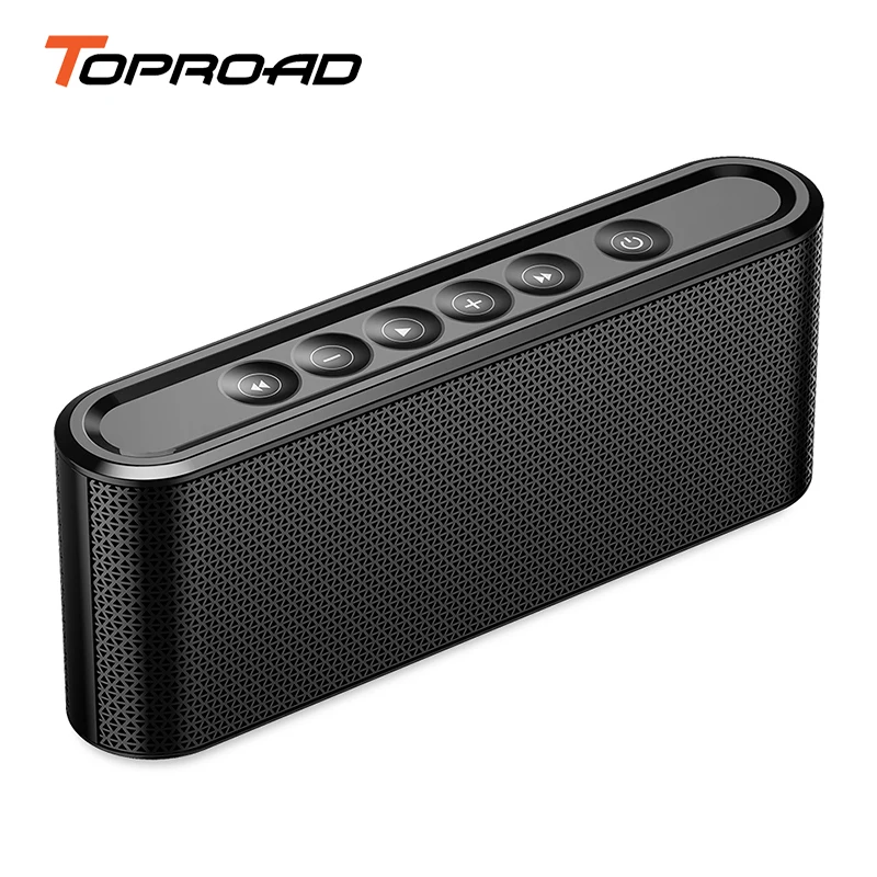 Toproad портативный громкоговоритель Bluetooth беспроводной сабвуфер звук мини динамик