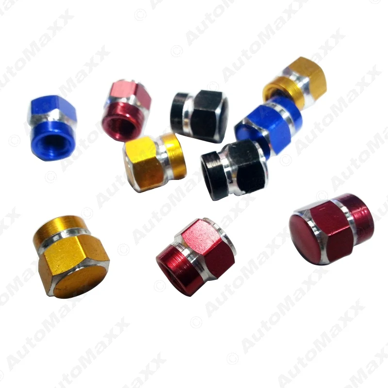 MOTOBOTS 4Pcs Car Truck Wheel Valve Air Stem Cap Tire Screw Dust Cover 4-Color | Автомобили и мотоциклы
