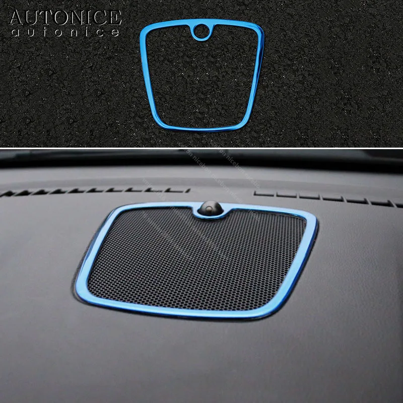 

Stainless Center Console Speaker Frame Cover fit For Chevrolet Cruze 2016-2019