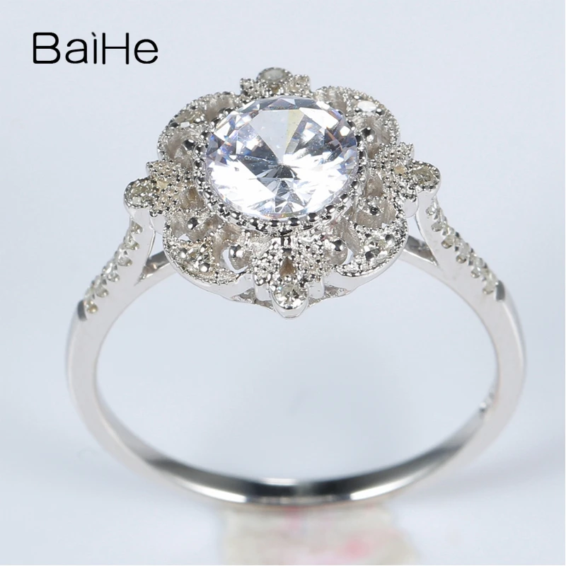 Женское кольцо из серебра 925 пробы с натуральным белым топазом|sterling silver ring|wedding