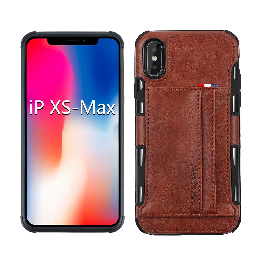 Кожаный чехол-бумажник NTSPACE в стиле ретро для iPhone X XR Xs Max чехол с отделением карт