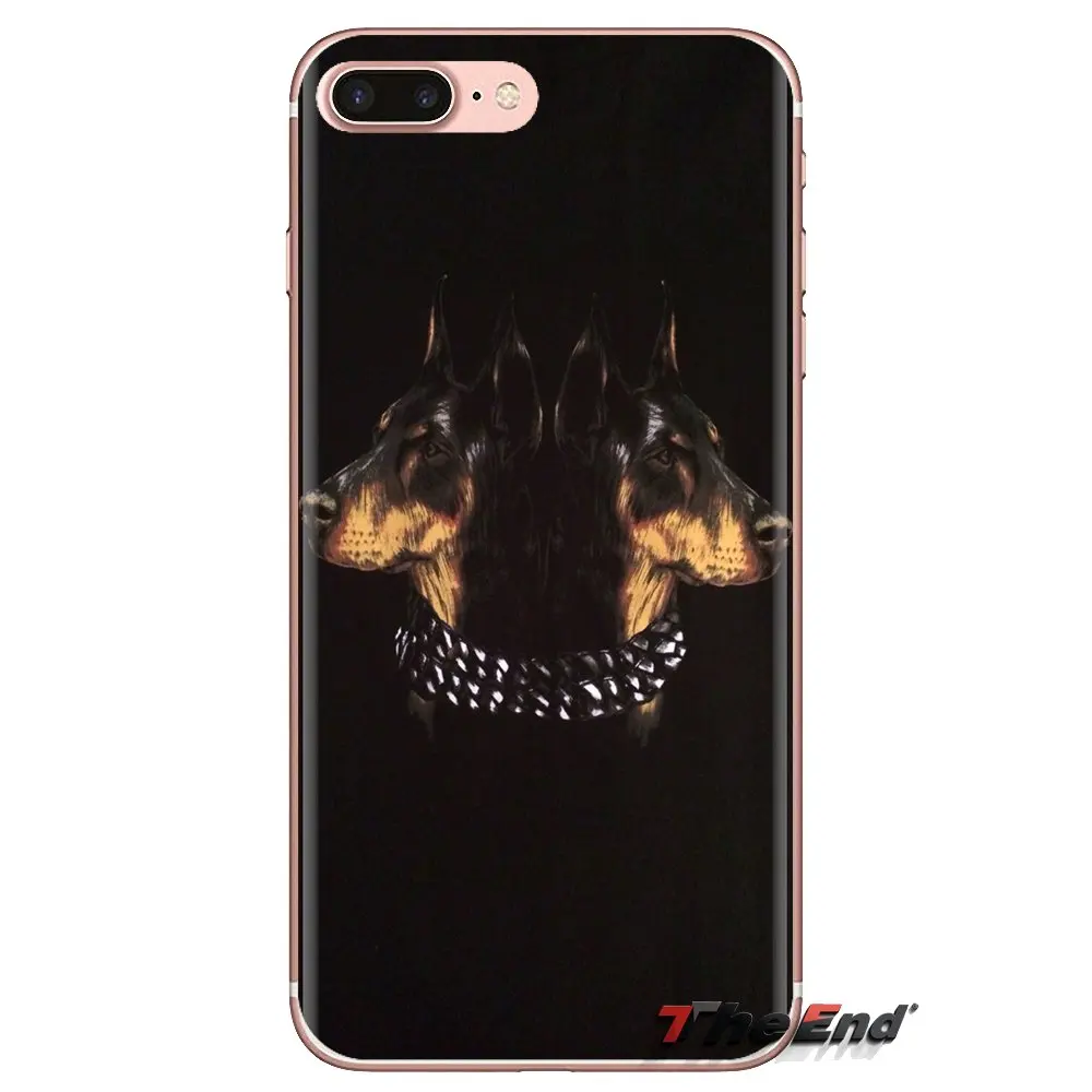 Забавный такса doberman для Sony Xperia Z Z1 Z2 Z3 Z5 compact M2 M4 M5 C4 E3 T3 XA Huawei Mate 7 8 Y3II Чехол
