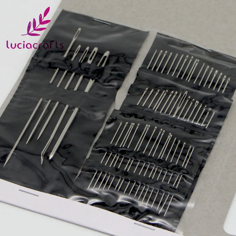 Lucia crafts 15,5 см x 11 см Нержавеющая сталь швейные иглы швейный набор заколок для поделки своими руками бытовые швейные аксессуары 55 шт./компл. J0138