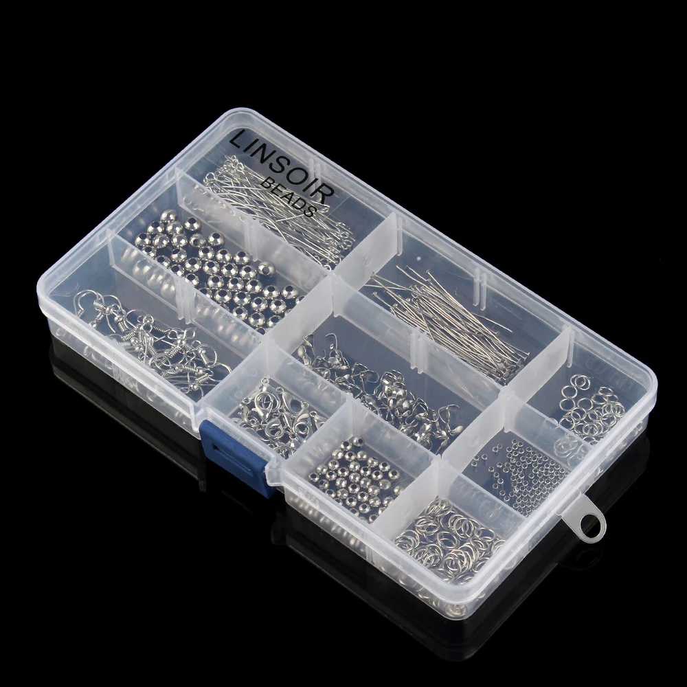 Комплект аксессуаров для изготовления ювелирных изделий 1 коробка комплект |