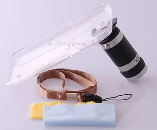 Brand newHot 8 X Zoom Phone Telescope Camera Lens case cover For Samsung Galaxy S5 S V |