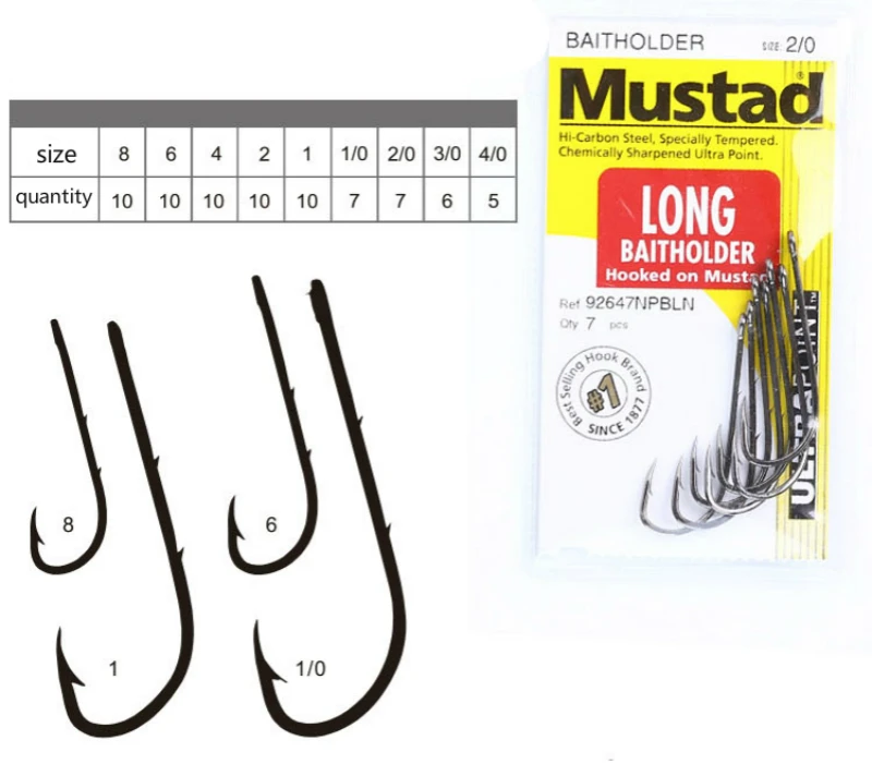 Крючки рыболовные для наживки (20 упак. / lot)|hook long|barbed hookmustad hooks |