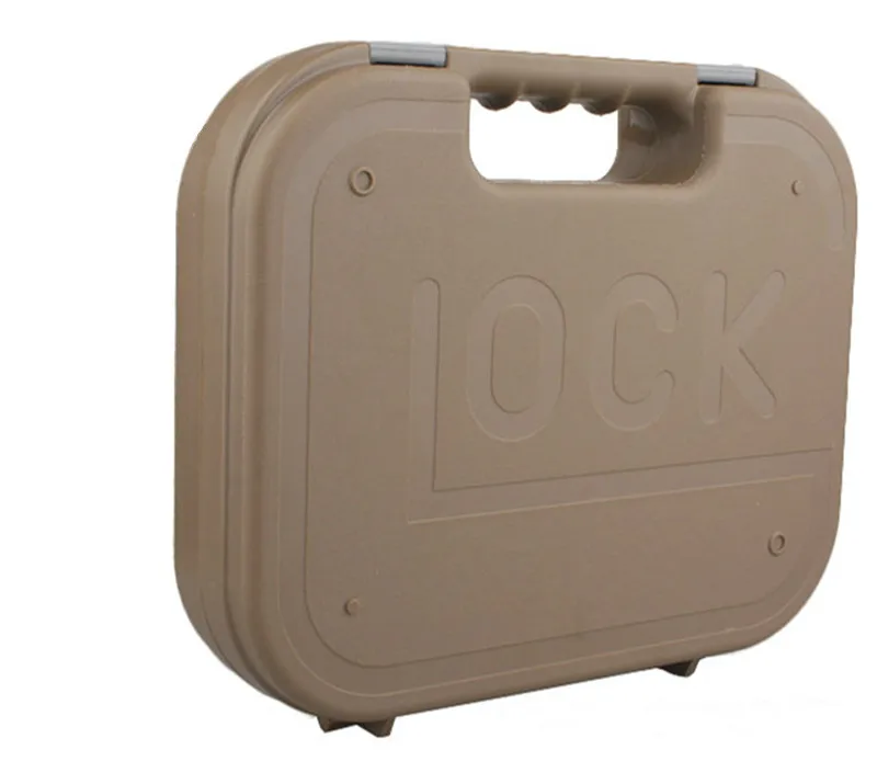 Тактический ЭМЕРСОН Глок Жесткий ABS чехол для пистолета страйкбольный Пистолет коробка передач игрушечный чехол для пистолета с подкладкой из пенопласта охотничий аксессуар
