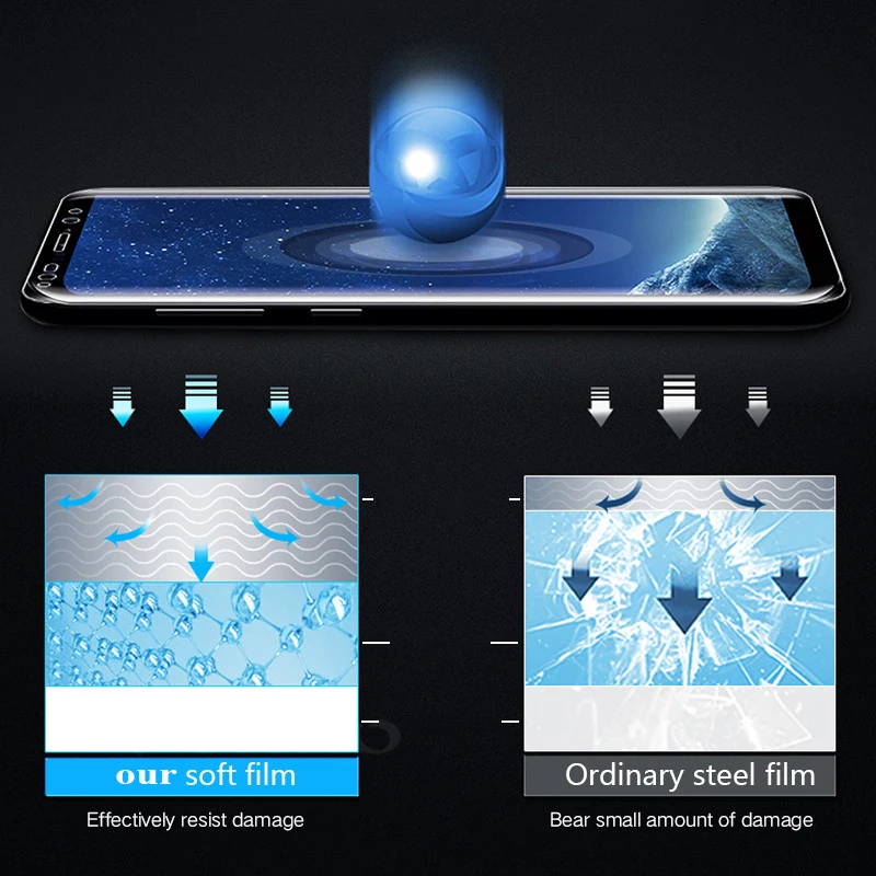 3D защитное стекло на для Samsung Galaxy S8 плюс Примечание 8 screenprotector sumsung s8plus tempered glas note8