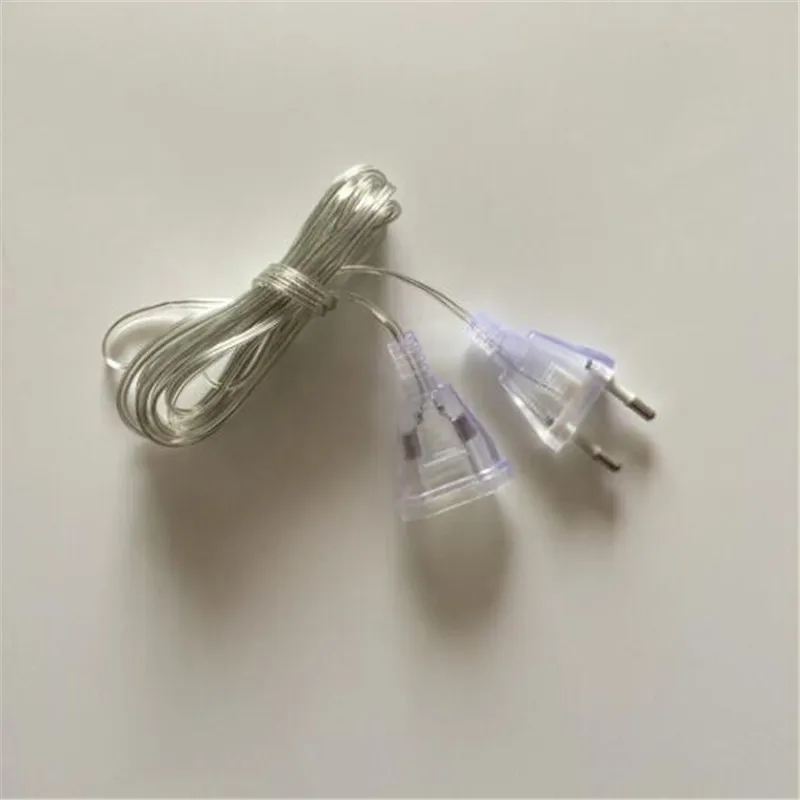 Удлинитель прозрачный с вилкой европейского стандарта 220 В 3 м|home outdoor|outdoor garlandlight
