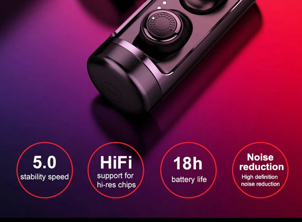 OVEVO, Q63, HiFi, двойной TWS, Bluetooth 5,0, наушники, зарядка, 3D стерео гарнитура, IPX5, водонепроницаемые спортивные наушники для телефонов