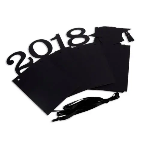 Выпускные ленты баннеры Выпускной класс 2018 украшения вечеринки|Флажки вымпелы и