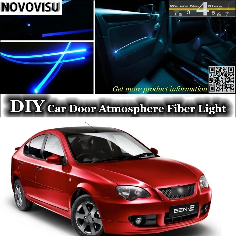 Novovisu для Proton Gen-2 Gen 2 подкладке окружающий свет атмосферу волоконно-оптического диапазона огни внутри двери Панель освещения настройки