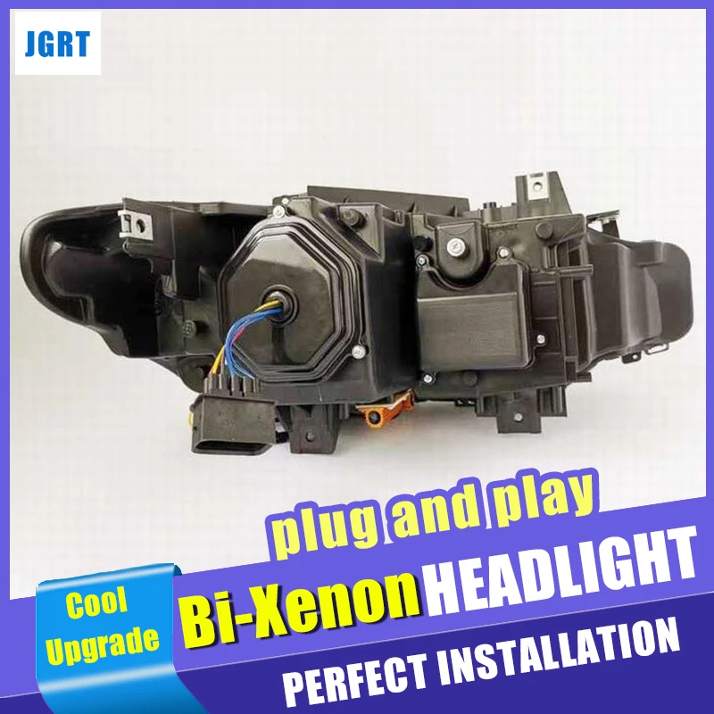 

Car Styling XENON Head Lamp for BMW 3 SERIES F30 Headlights LED Head lamp angel eye headlight BI XENON front accesspories