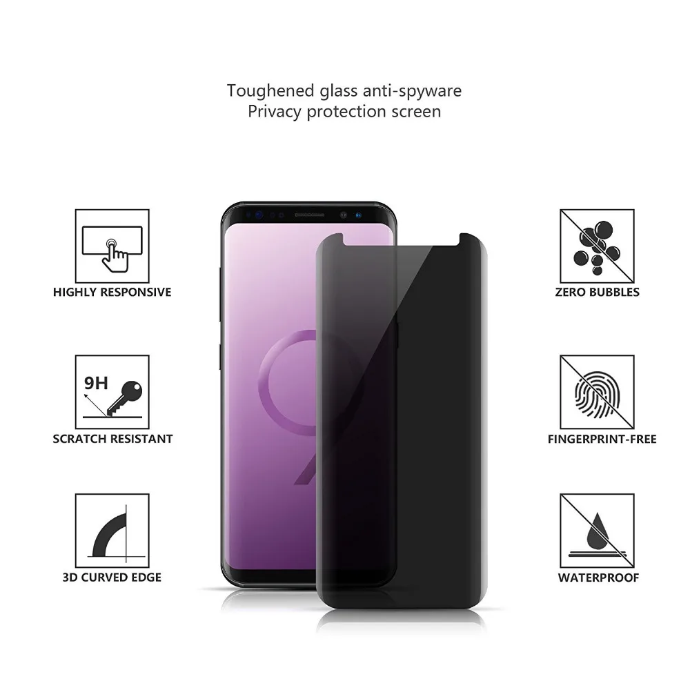 Защитный экран из закаленного стекла для samsung galaxy S9/S9 PLUS|screen protector|protector plusfull coverage |