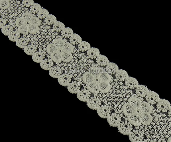 Free shipping!!!Lace Trim ladies Cotton white A Grade 55mm 60Yards/Lot Sold By Lot | Дом и сад