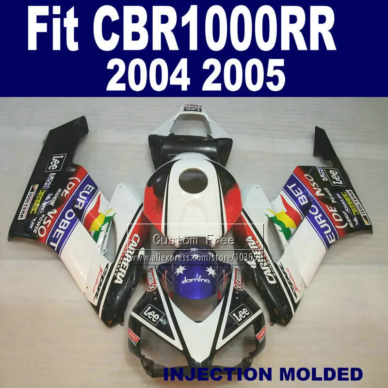 Комплект обтекателей ABS 100% для Honda 2004 2005 CBR1000RR CBR 1000 RR 04 05 1000RR|fairing kit|1000 rrcbr 1000rr |