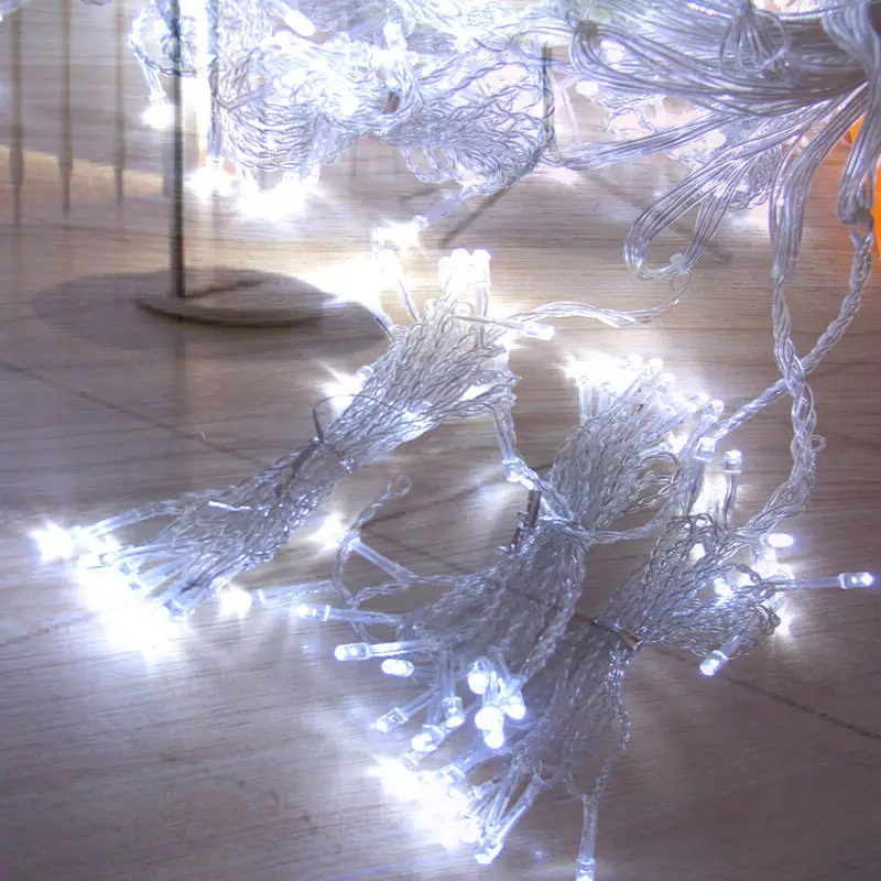 2017 новое поступление 3x6 м белая светодиодная Рождественская гирлянда для