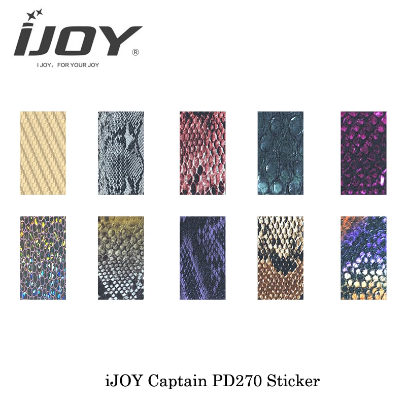 2 шт./лот новые электронные сигареты Аутентичные ijoy капитан pd270 наклейка