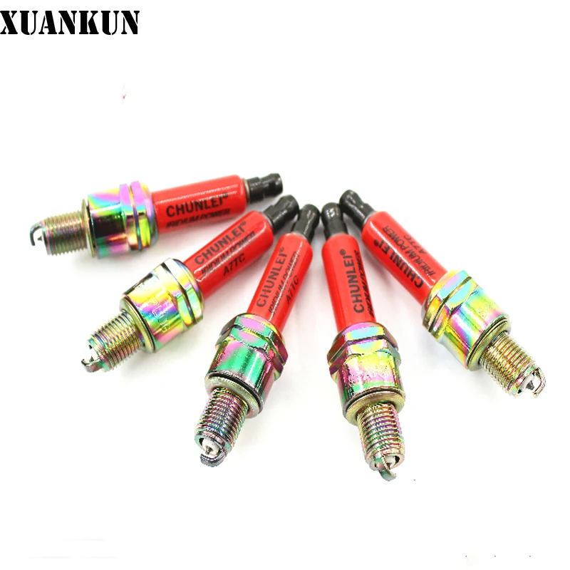 XUANKUN A7TC D8TC 100110 Мотоцикл Скутер Iraurita луч автомобиля 125150 Свеча зажигания сопло |